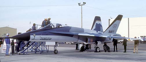 Northrop YF-17 Cobra 72-1569 at Edwards Air Force Base on November 13, 1977